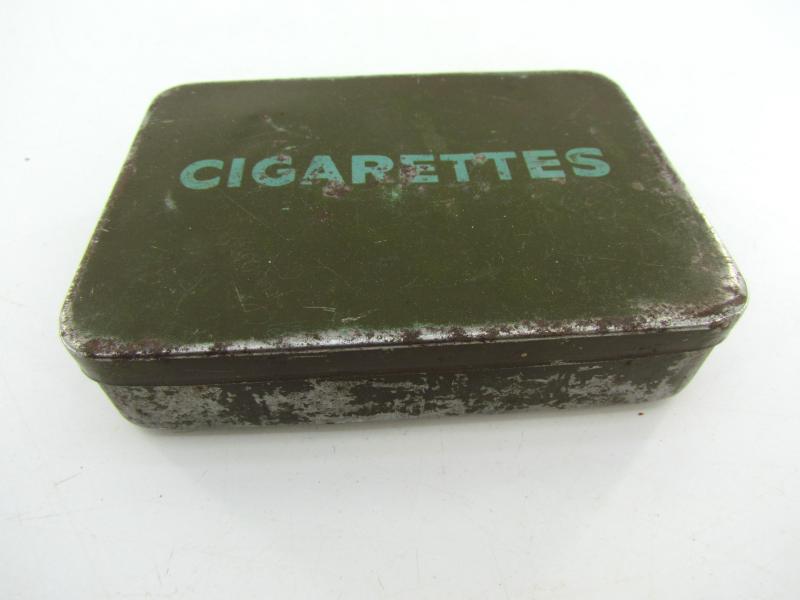 British WWII Cigarettes Ration Tin ( empty )