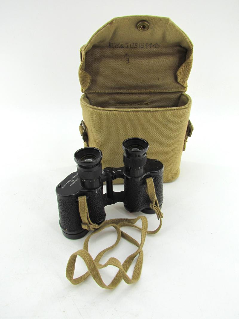 British WWII Binoculars in Case ( 1944 )