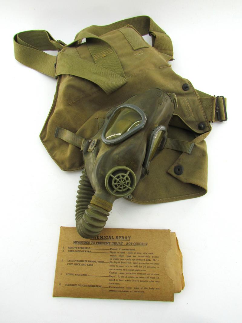 US Army Service Gasmask with Carrying Bag