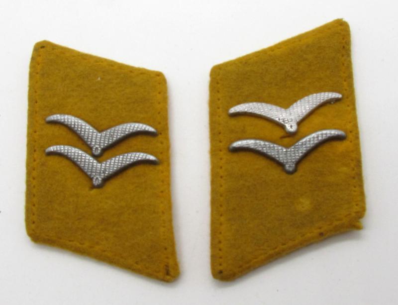 Luftwaffe Flight/FJ 'Gefreiter ' Collar Tabs