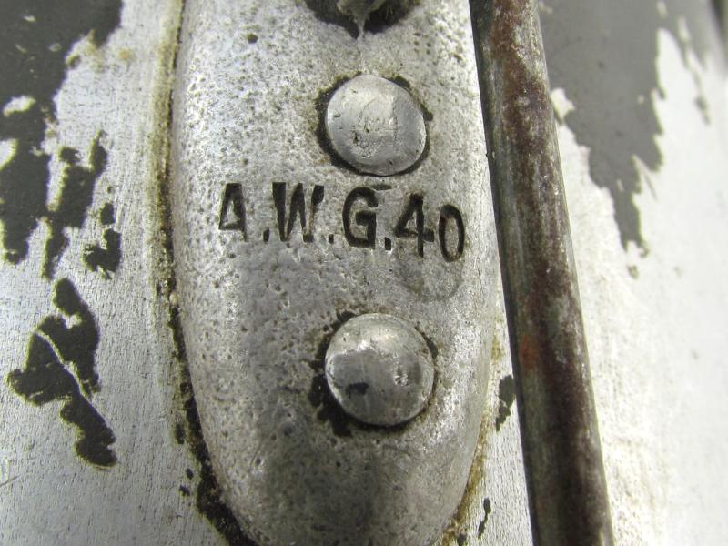 WH/SS M31 Matching Messkit Marked A.W.G.40