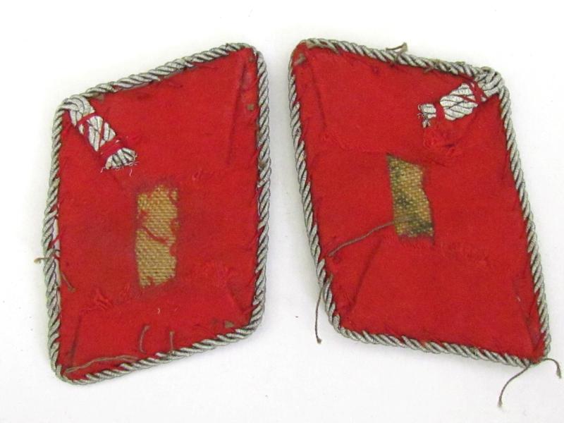 Luftwaffe Leutnant Collar Tabs for anti-aircraft ‘Flak’