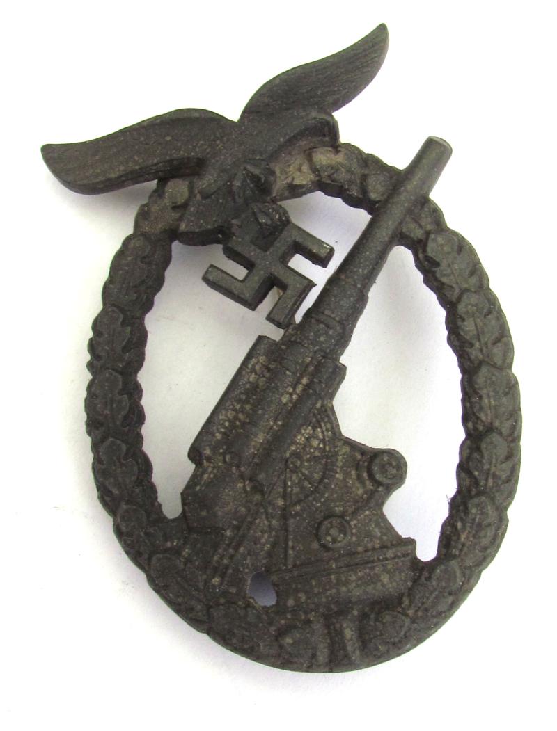 Luftwaffe Flak Badge, by W. Hobacher ( WH )