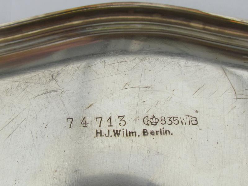 Legion Condor large silver commemorative plate