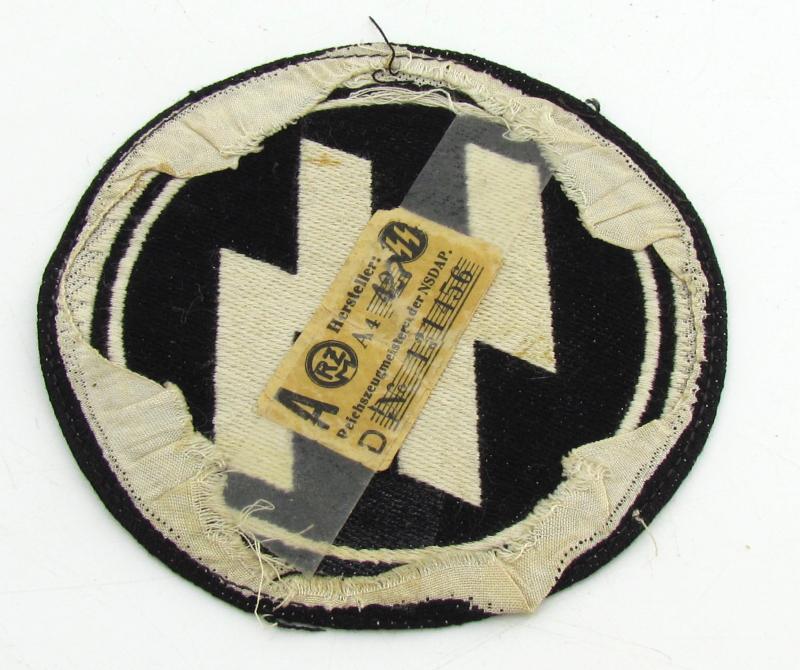 Waffen-SS Sport Shirt Insignia with RZM Tag