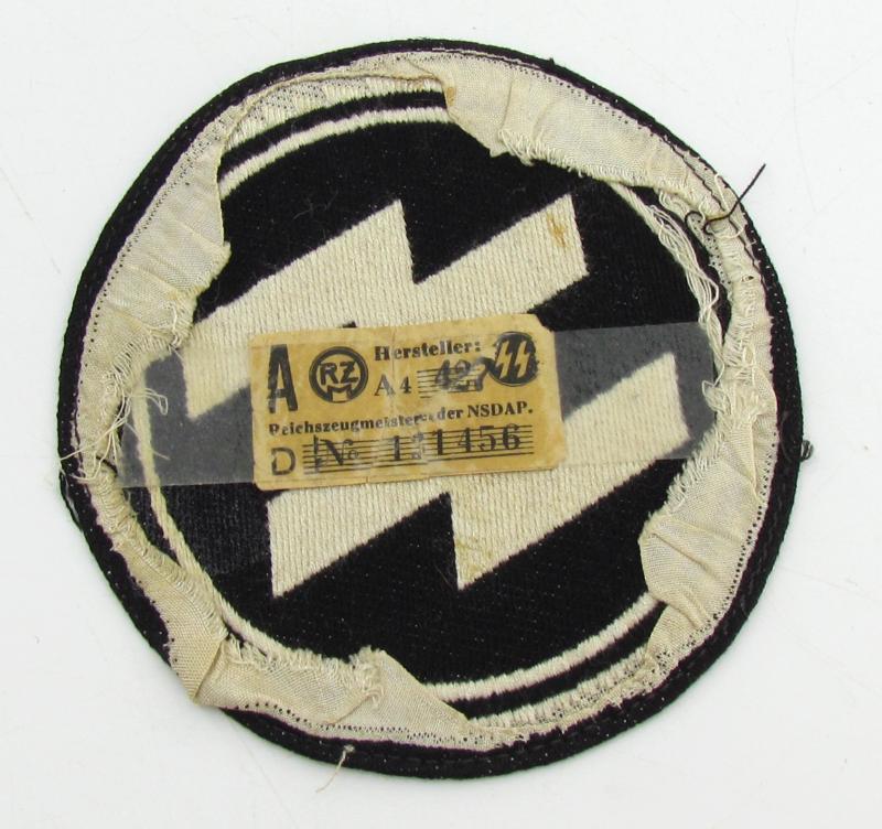 Waffen-SS Sport Shirt Insignia with RZM Tag