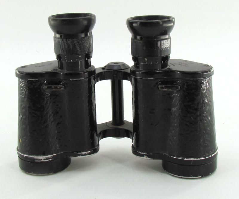 German WWII 6x30 Binoculars – Maker Code “fzg” (Feinmechanik GmbH, Kassel)