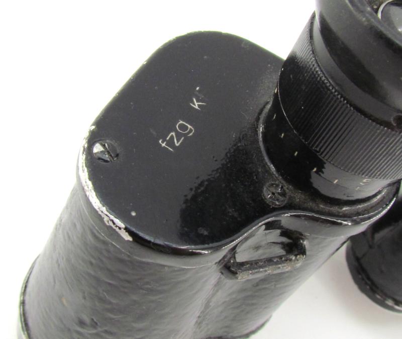 German WWII 6x30 Binoculars – Maker Code “fzg” (Feinmechanik GmbH, Kassel)