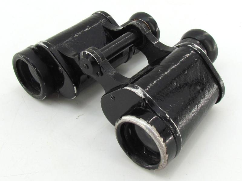 German WWII 6x30 Binoculars – Maker Code “fzg” (Feinmechanik GmbH, Kassel)