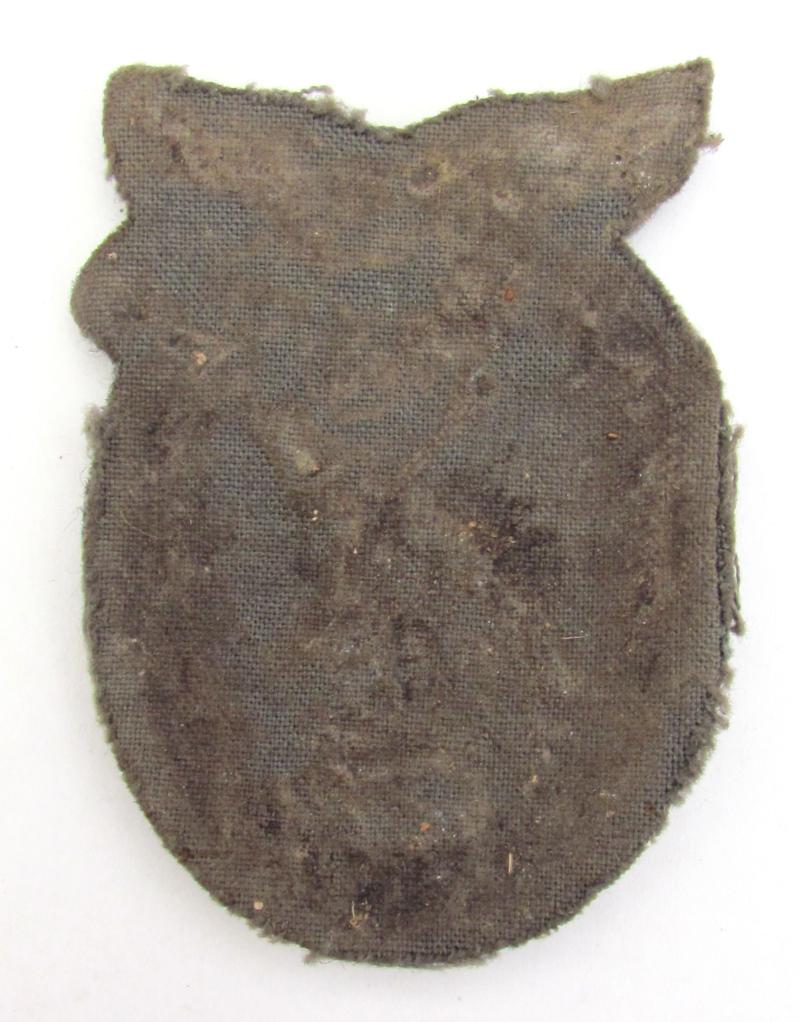 Rare Original Luftwaffe Flak Badge – Bullion Cloth Version