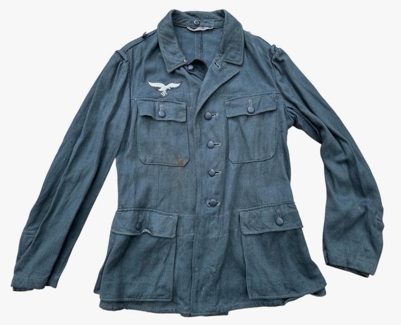 Luftwaffe ‘Drillich’ (HBT) Field Blouse (Feldbluse)