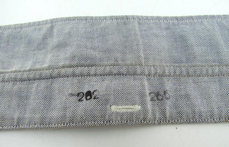 Luftwaffe blue-white coloured Shirt Collar
