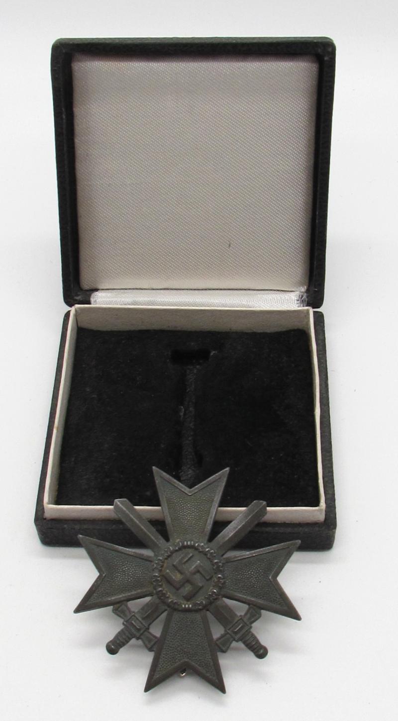 War Merit cross (KVK) first class “62” in Case