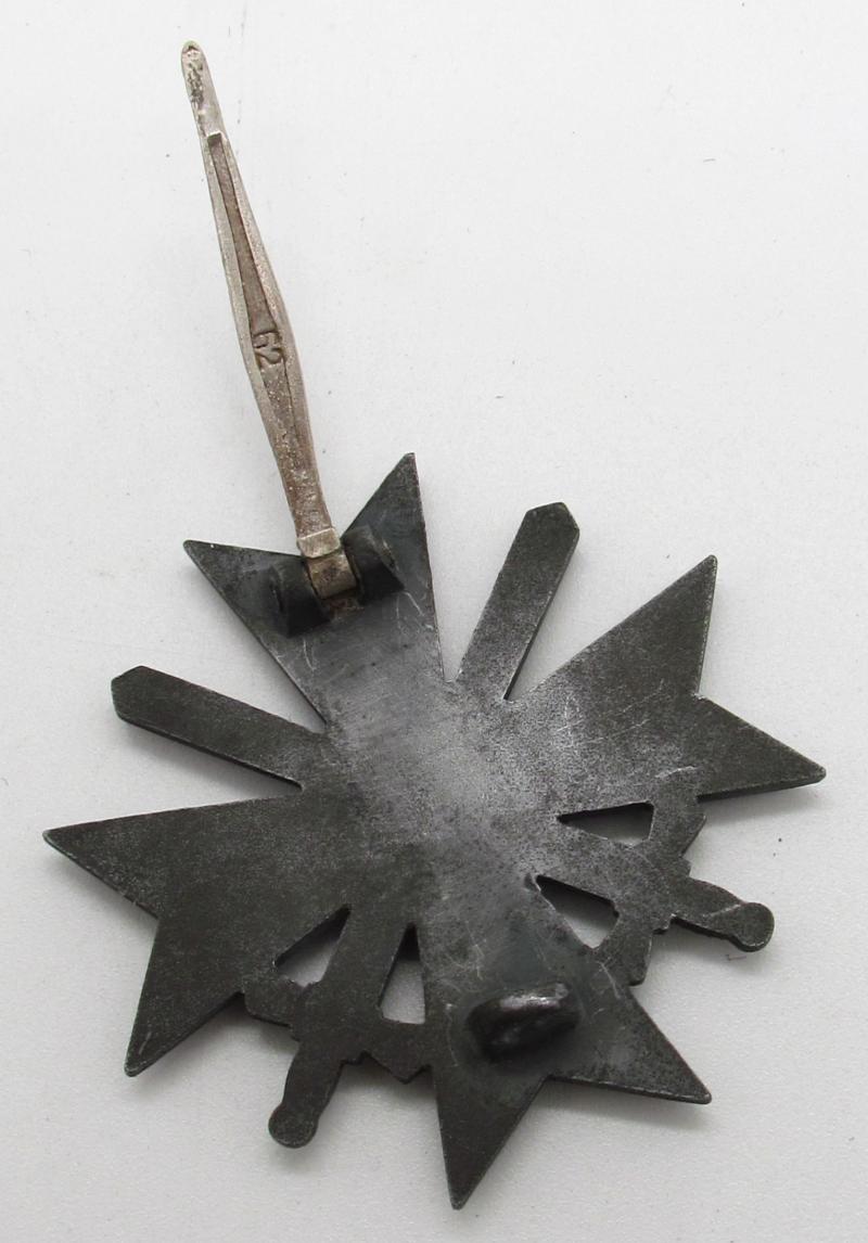 War Merit cross (KVK) first class “62” in Case