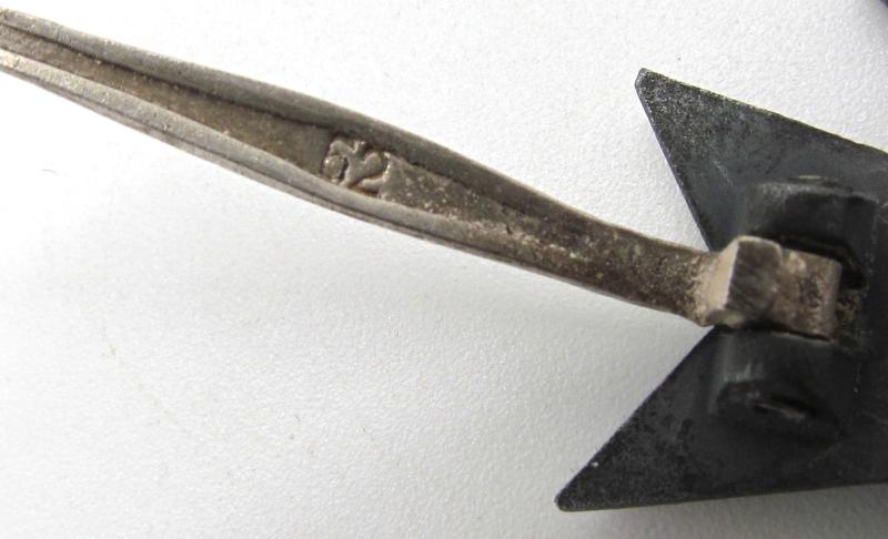 War Merit cross (KVK) first class “62” in Case