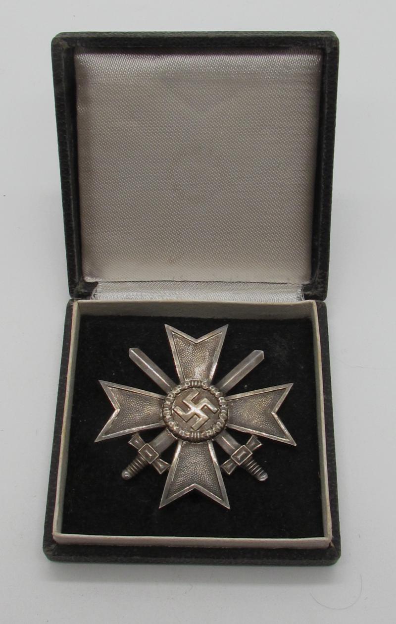 War Merit cross (KVK) first class “1” in Case