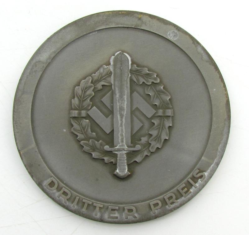 SA Reichswettkämpfe Berlin 1939 Prize Plaque (Third Prize)