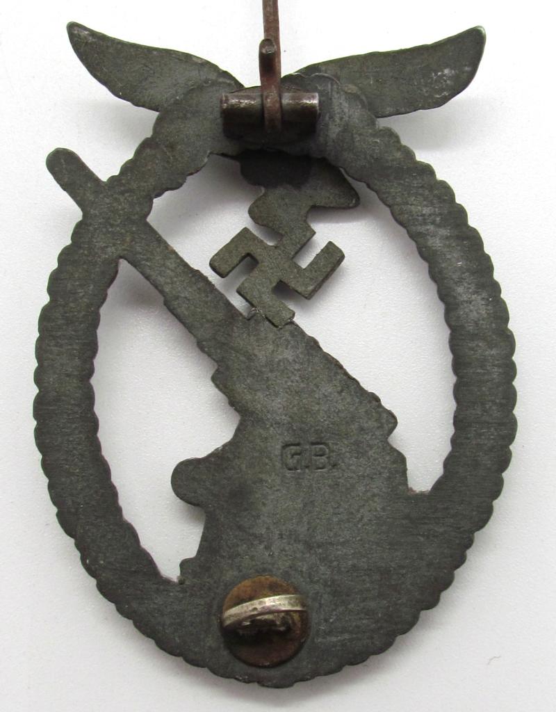 Luftwaffe Flak Badge – By G.b.(Gustav Brehmer)