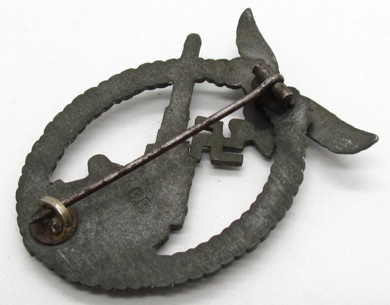 Luftwaffe Flak Badge – By G.b.(Gustav Brehmer)