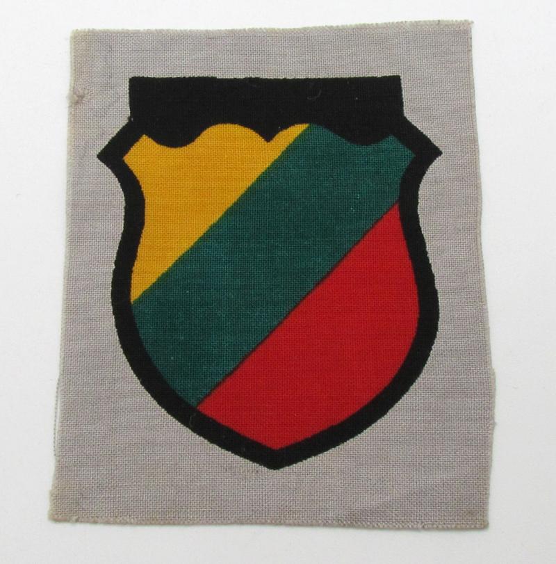 Wehrmacht ( Heer ) Printed 'Lithuanian' Volunteer Sleeve