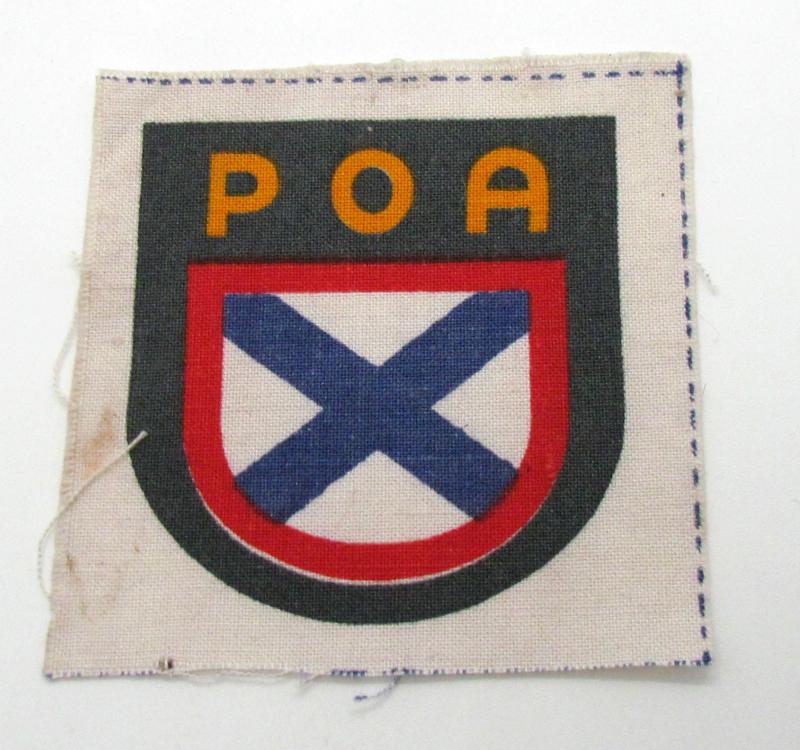 German WWII Russian POA Volunteer Sleeve Shield