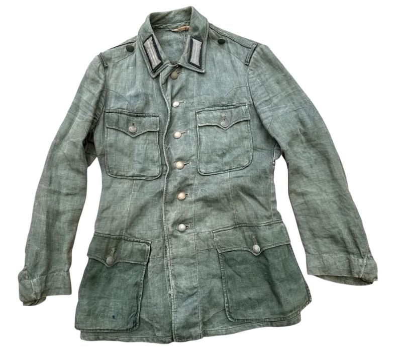 Wehrmacht ( Heer ) ‘Drillich’ (HBT) M42 Field Blouse (Feldbluse)