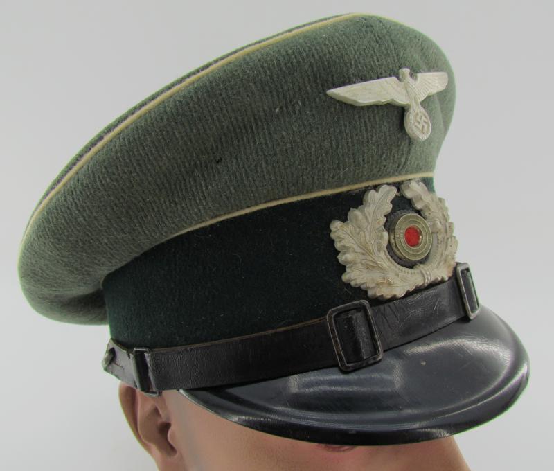 Wehrmacht EM/NCO Visor Cap (Heer Infantry) – 1937