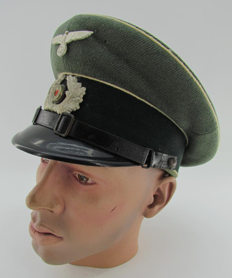 Wehrmacht EM/NCO Visor Cap (Heer Infantry) – 1937