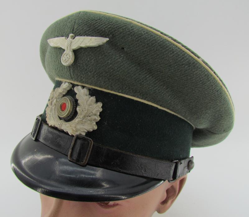 Wehrmacht EM/NCO Visor Cap (Heer Infantry) – 1937