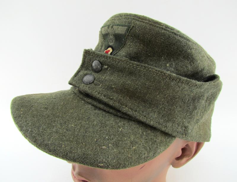 M43 Army (Heer) Field Cap ‘Einheitsfeldmütze’ with RBNr.