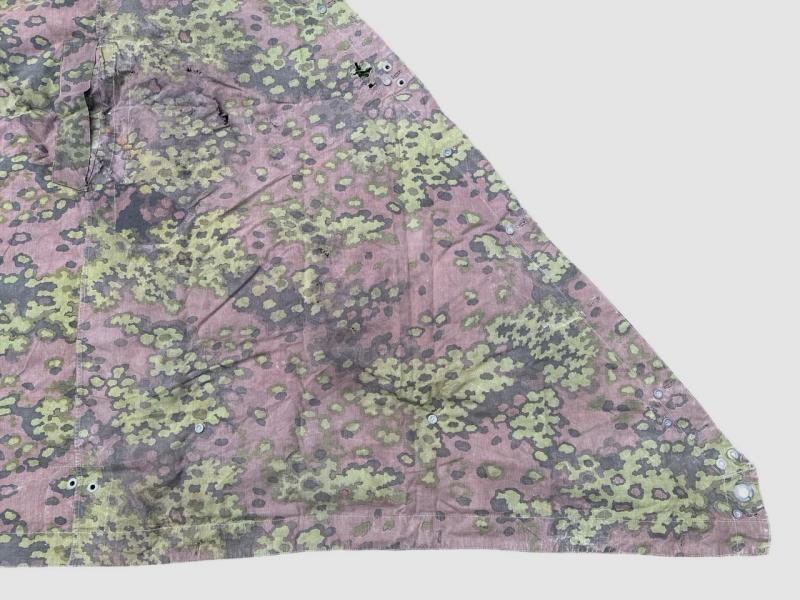 Waffen SS Oak Shelter Quarter ( Zeltbahn ) in used condition