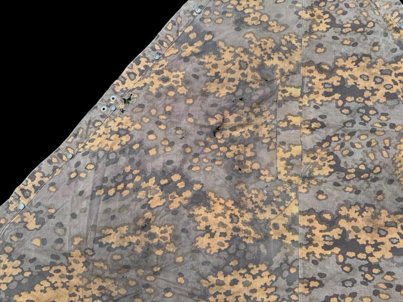 Waffen SS Oak Shelter Quarter ( Zeltbahn ) in used condition