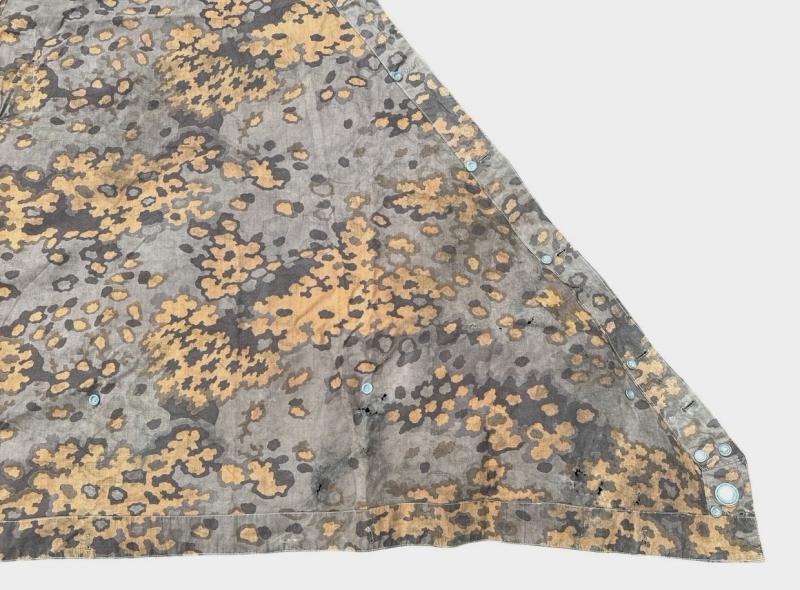 Waffen SS Oak Shelter Quarter ( Zeltbahn ) in used condition