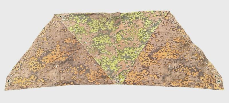 Waffen SS Oak Shelter Quarter ( Zeltbahn ) in used condition