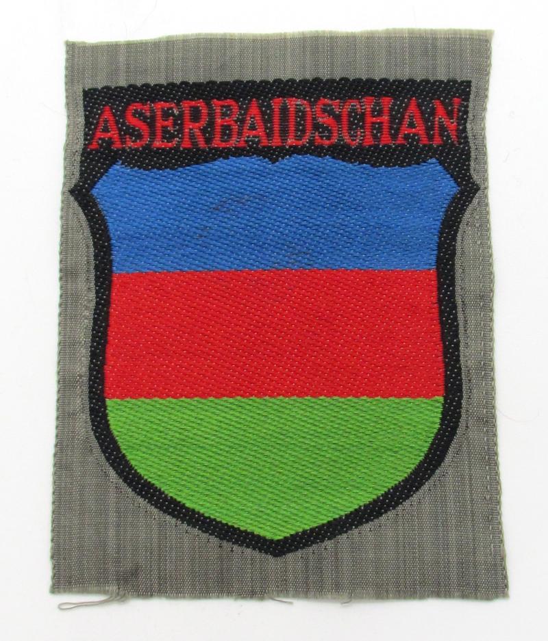 Wehrmacht ( Heer ) BeVo 'Aserbaidschan' Volunteer Sleeve Shield