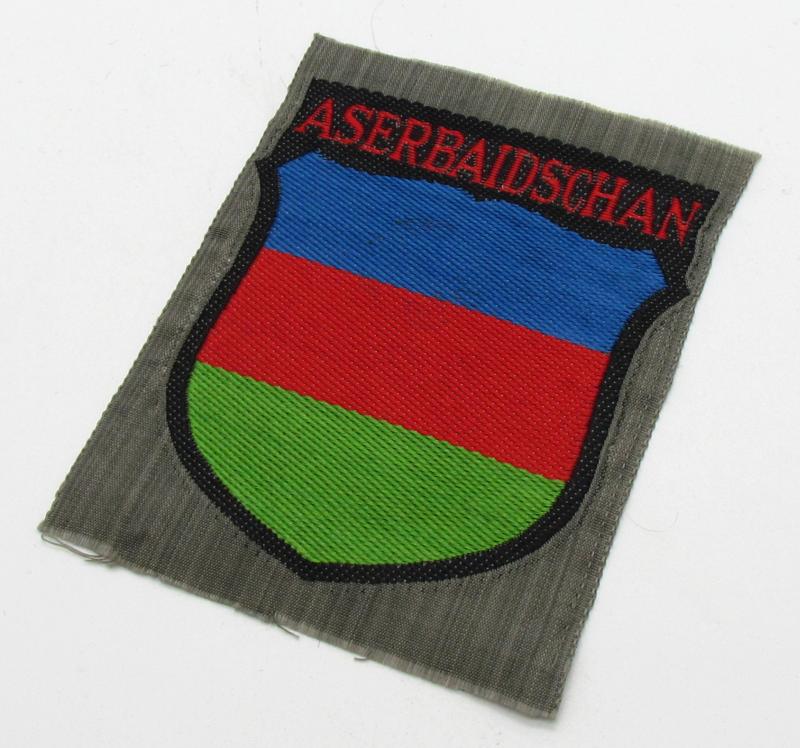 Wehrmacht ( Heer ) BeVo 'Aserbaidschan' Volunteer Sleeve Shield