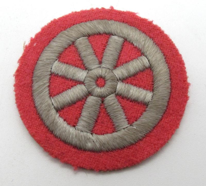 Hitler Youth (Hitler Jugend) Motorized Qualification Sleeve Patch with RZM Tag
