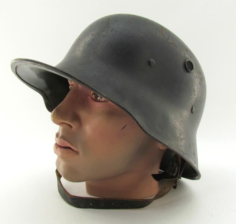 Early 'Himmler style' Helmet with screened vents