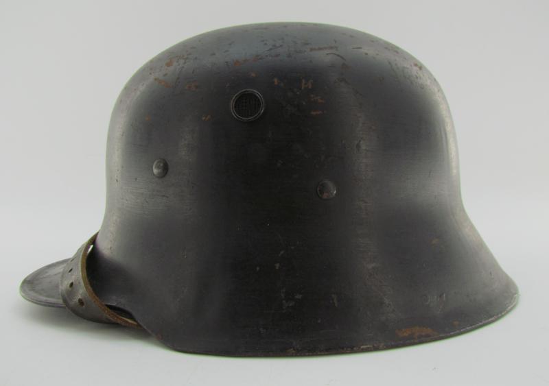 Early 'Himmler style' Helmet with screened vents