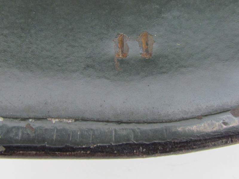 Early 'Himmler style' Helmet with screened vents