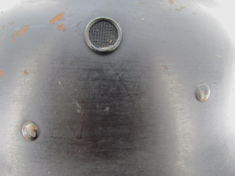 Early 'Himmler style' Helmet with screened vents