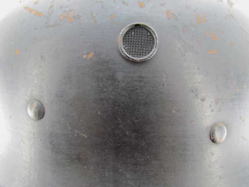 Early 'Himmler style' Helmet with screened vents