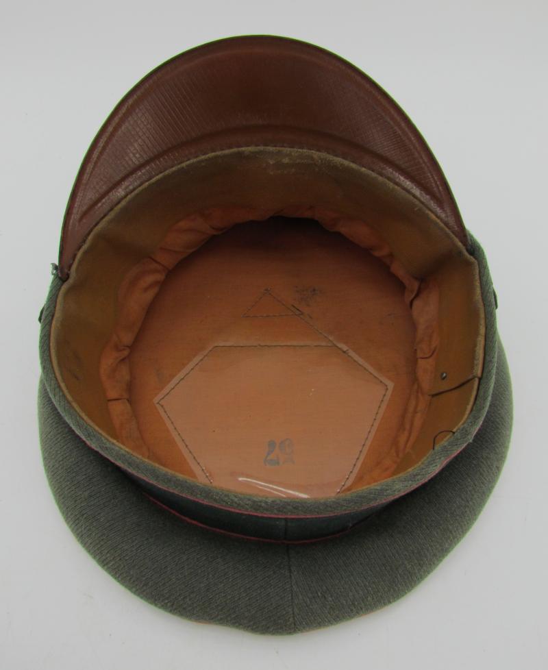 Wehrmacht Heer Panzer EM/NCO Visor Cap (Schirmmütze) – G. Teufel Sohn, 1937