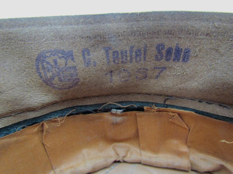 Wehrmacht Heer Panzer EM/NCO Visor Cap (Schirmmütze) – G. Teufel Sohn, 1937