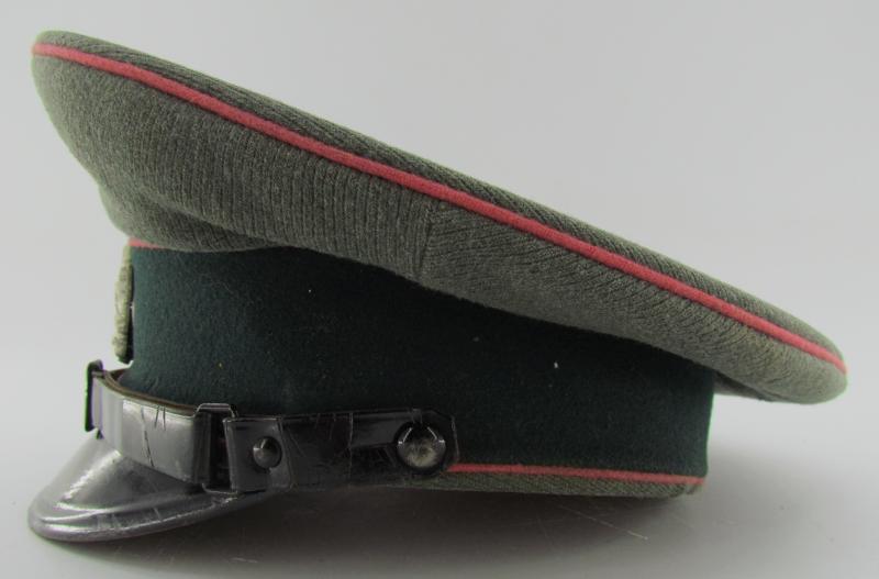 Wehrmacht Heer Panzer EM/NCO Visor Cap (Schirmmütze) – G. Teufel Sohn, 1937