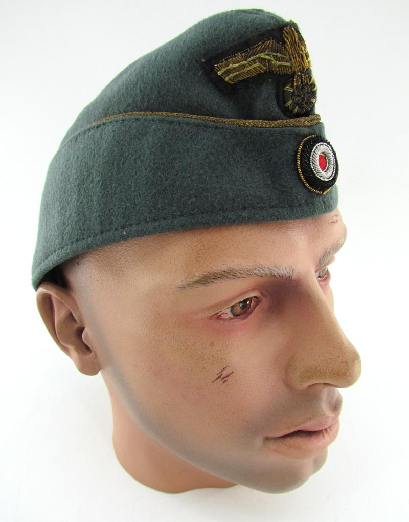 2x Kriegsmarine Coastal Artillery Officer's Overseas Cap
