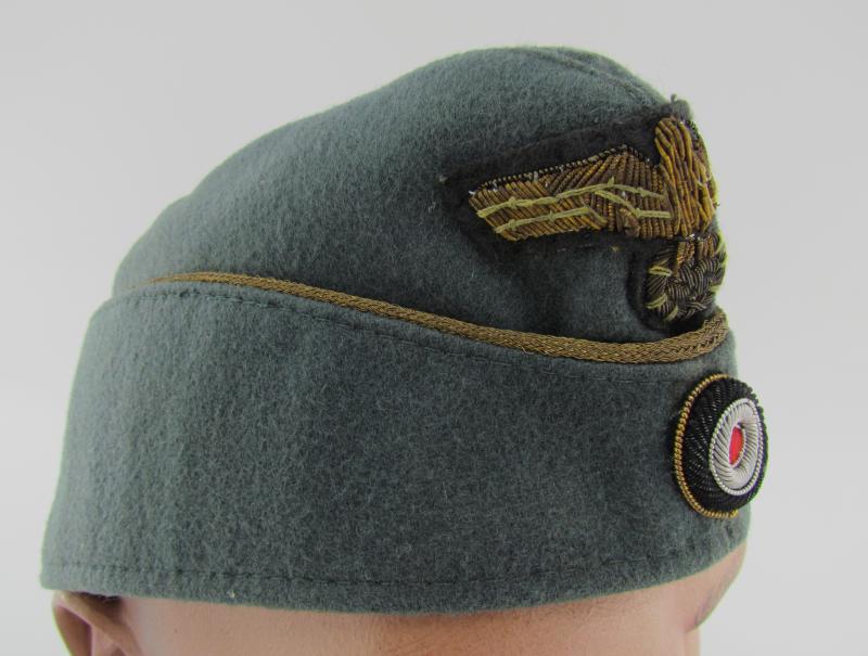 2x Kriegsmarine Coastal Artillery Officer's Overseas Cap