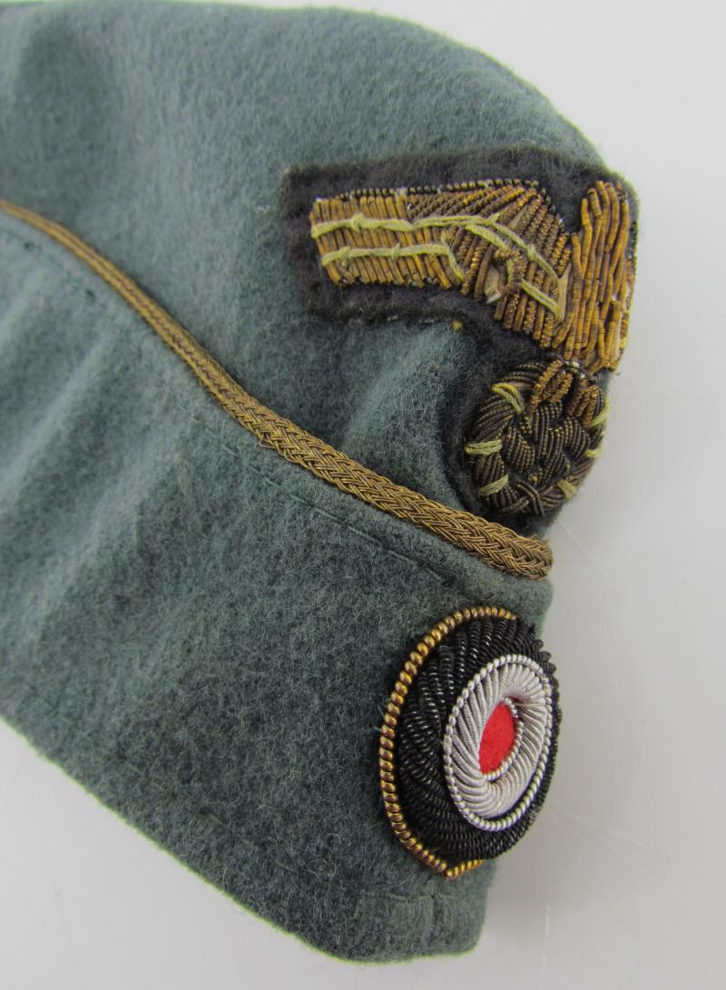 2x Kriegsmarine Coastal Artillery Officer's Overseas Cap