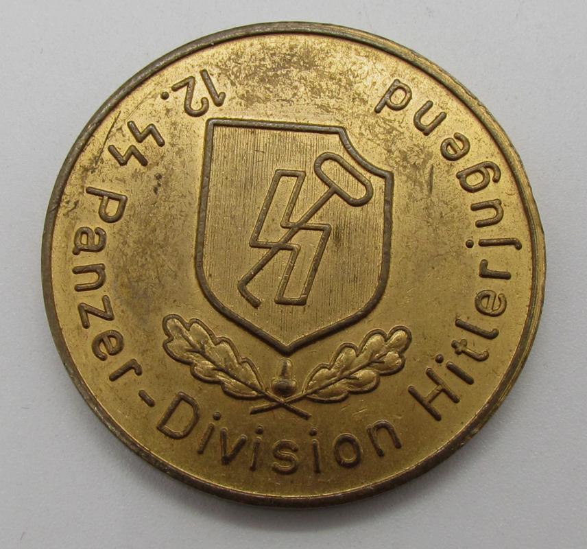 12th SS Panzer Division HJ Commemorative Medallion, with Case