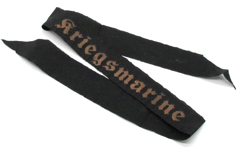 'Kriegsmarine' Cap Tally ( Mützenband )